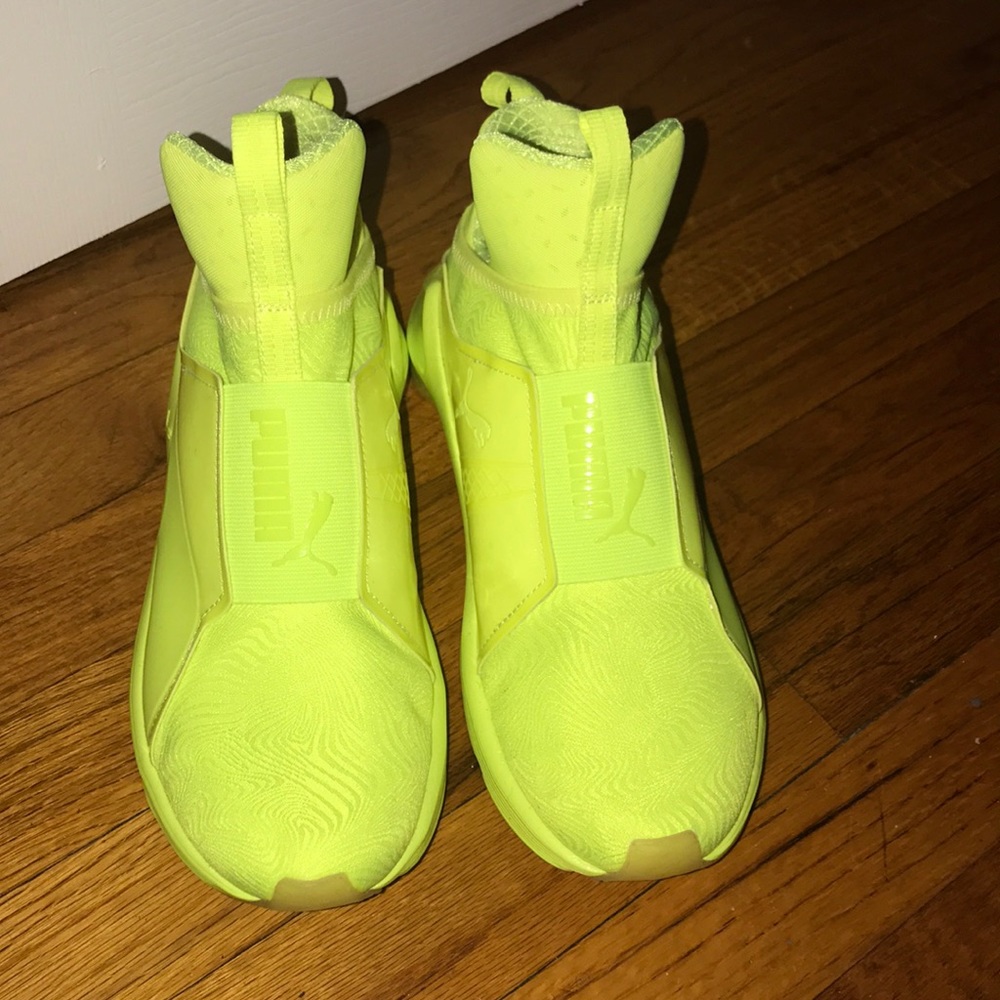 Neon yellow Puma
